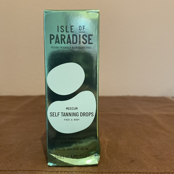 Isle Of Paradise Medium Self-Tan Tanning Drops Face & Body 1.01  floz New/sealed - Picture 1 of 5